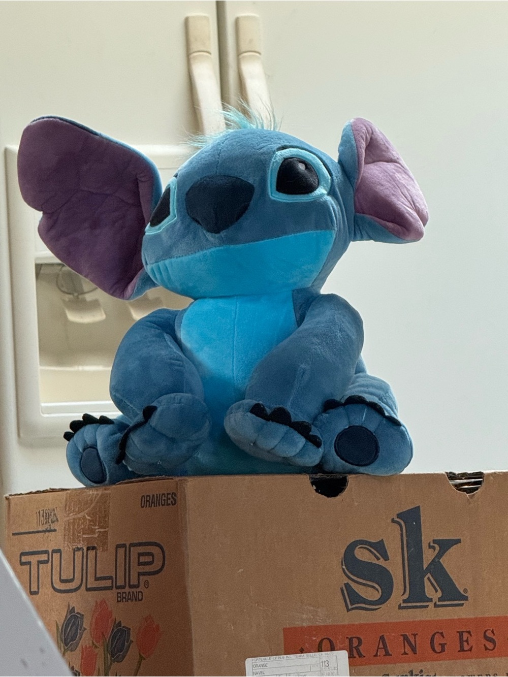 Disney Blue and Purple Stitch Plush Stuffed Animal